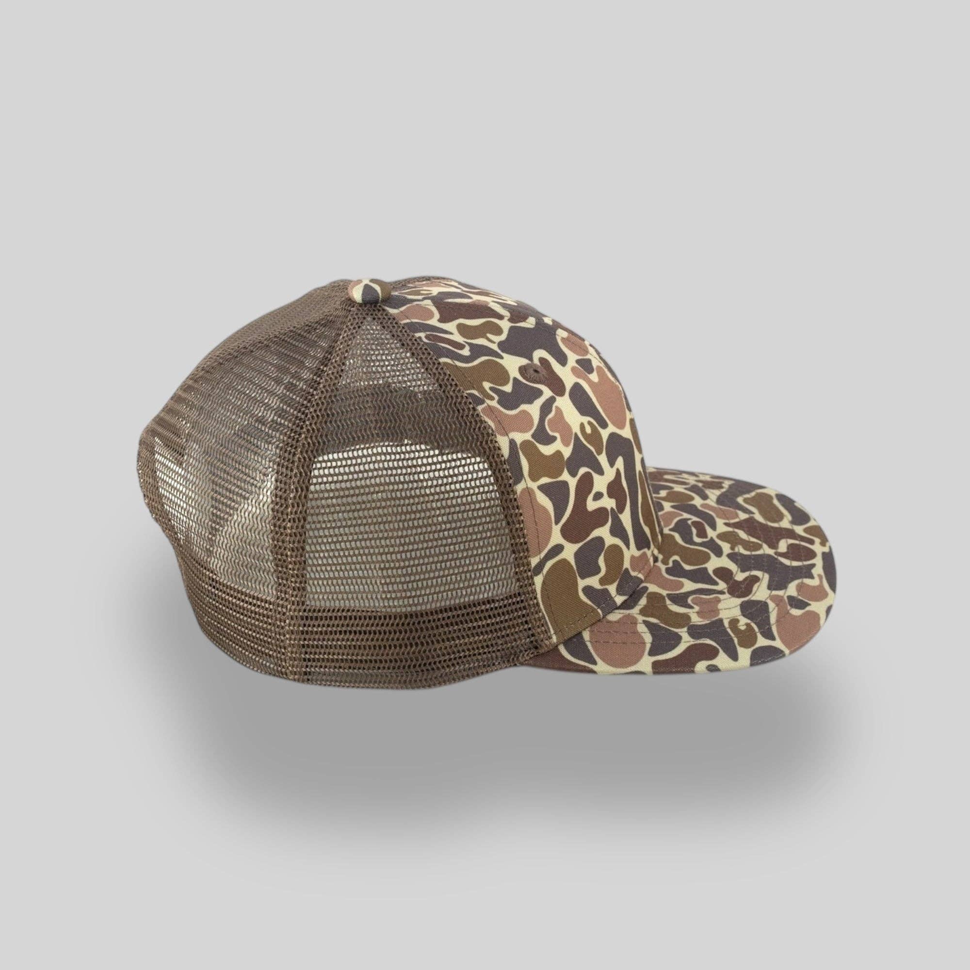 Trucker Bayou Breakup Camo - Premium Trucker Cap from Blank Rope Hats - Just $19! Shop now at Pat's Monograms