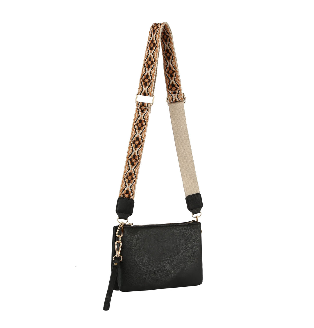 Small Guitar Strap Crossbody Vegan Purse - Premium handbag from Handbag Factory Corp - Just $39.96! Shop now at Pat's Monograms