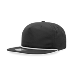 Decky 6032 Classic Rope Cap, 5 Panel Flat Bill Hat, Snapback - Premium Caps from The Park Wholesale - Just $14.95! Shop now at Pat's Monograms
