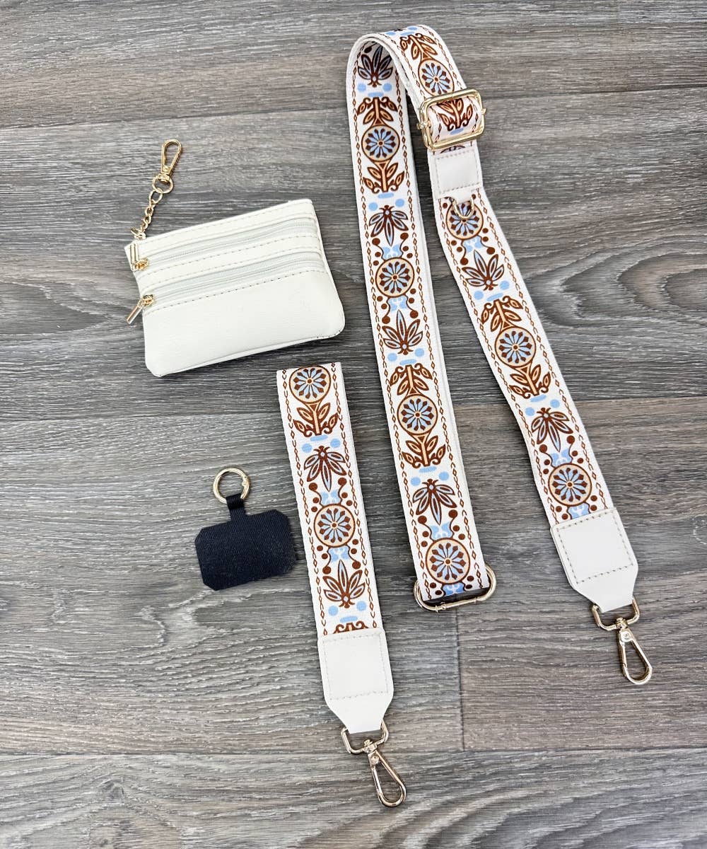 HANDBAG STRAP WITH ZIPPER POUCH PHONE HOLDER WRISTBAND - Premium Accessories from DESHENG ENTERPRISE - Just $19.95! Shop now at Pat's Monograms
