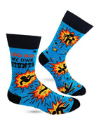 I Do All My Own Stunts Men's Novelty Crew Socks - Premium socks from Fabdaz - Just $11.95! Shop now at Pat's Monograms