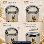 Golden Retriever Purple Serengeti Tumblers — E&S Pets