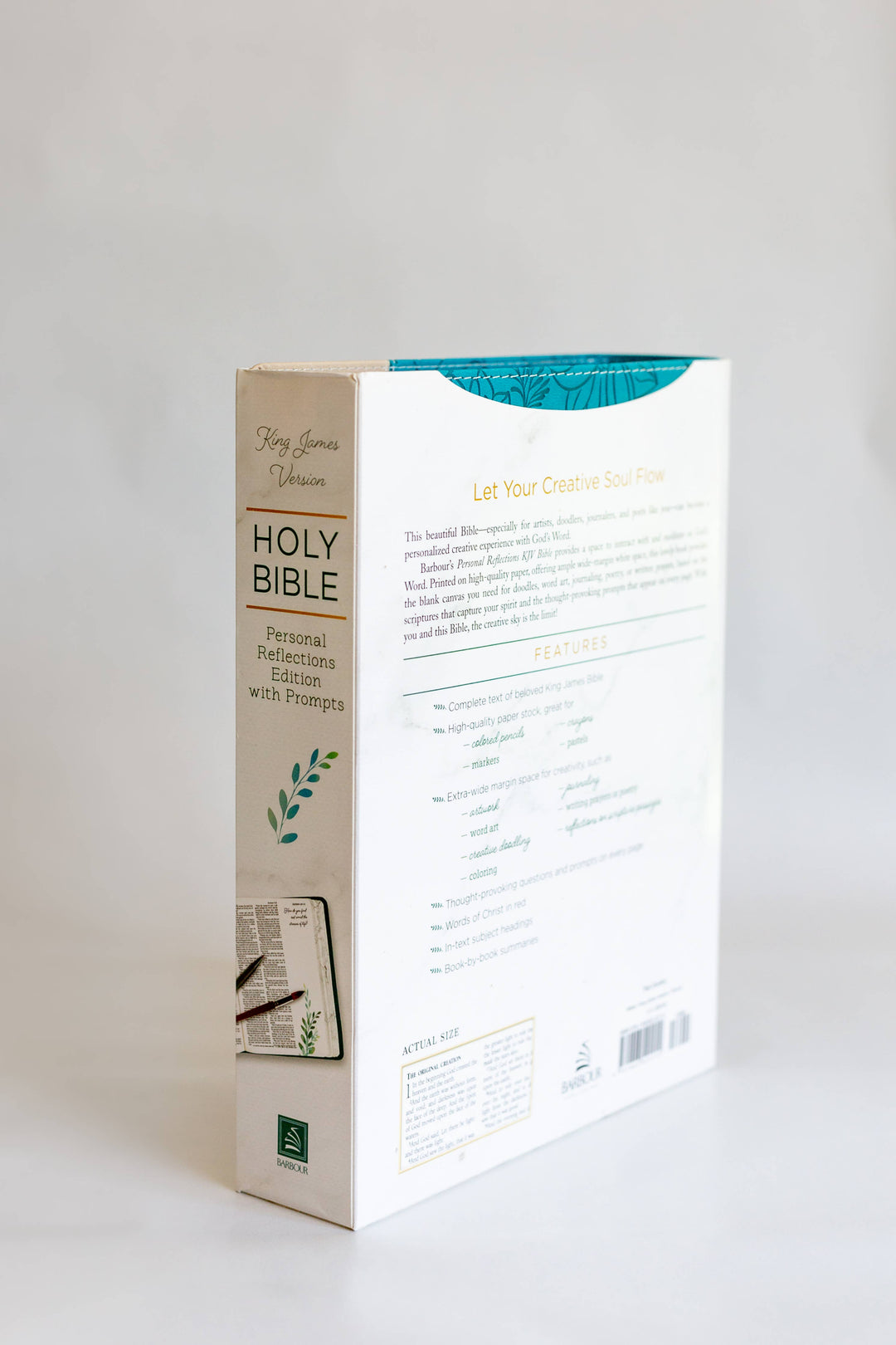 Personal Reflections Kjv Bible With Prompts - Premium  from Barbour Publishing, Inc. - Just $42.99! Shop now at Pat's Monograms