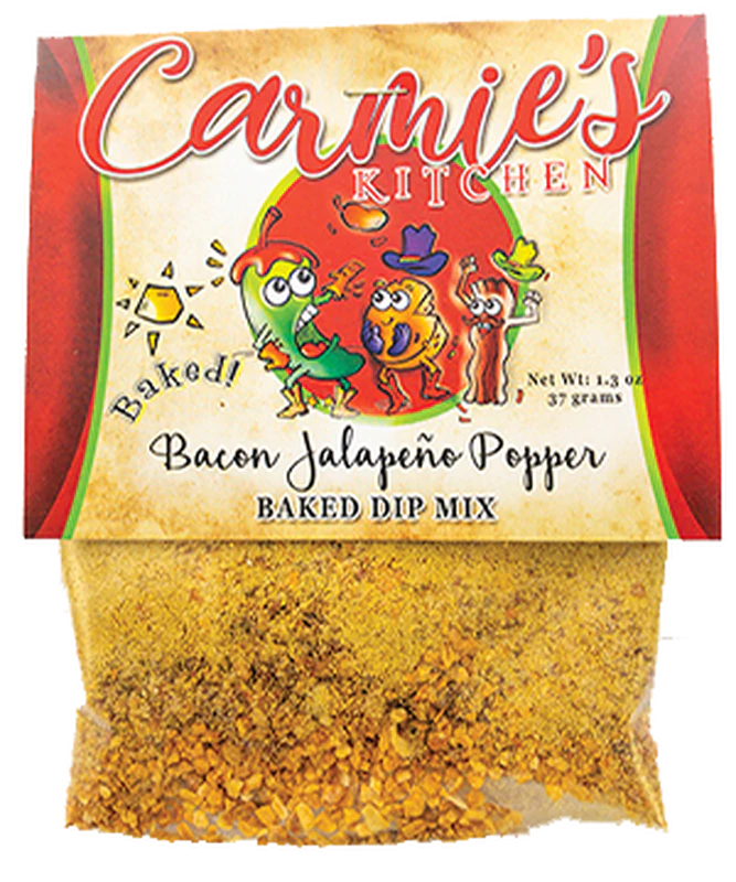 Baked Bacon Jalapeno Popper Dip Mix - Premium Dips & Spreads from Carmie's Kitchen - Just $4.50! Shop now at Pat's Monograms