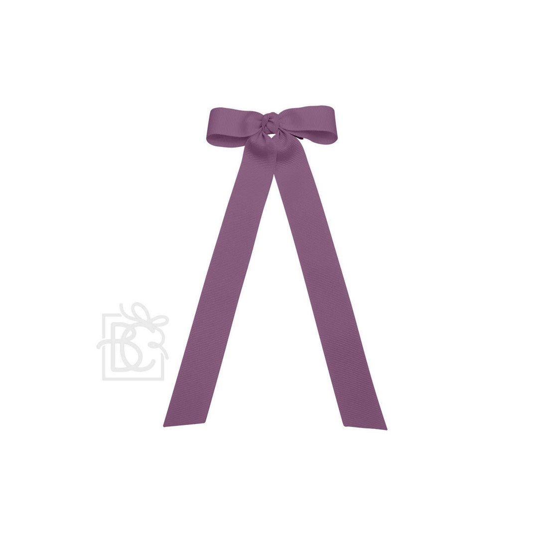 FLAT BOW W/ 7" STREAMERS ON ALLIGATOR CLIP - Premium Hair Bows from Beyond Creations, LLC - Just $9.95! Shop now at Pat's Monograms