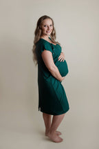 Forest Maternity Mommy Labor and Delivery/ Nursing Gown - Premium Maternity Clothing from Three Little Tots - Just $36.95! Shop now at Pat's Monograms
