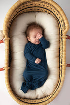 Navy Blue Knotted Gown - Premium  from Three Little Tots - Just $26.95! Shop now at Pat's Monograms