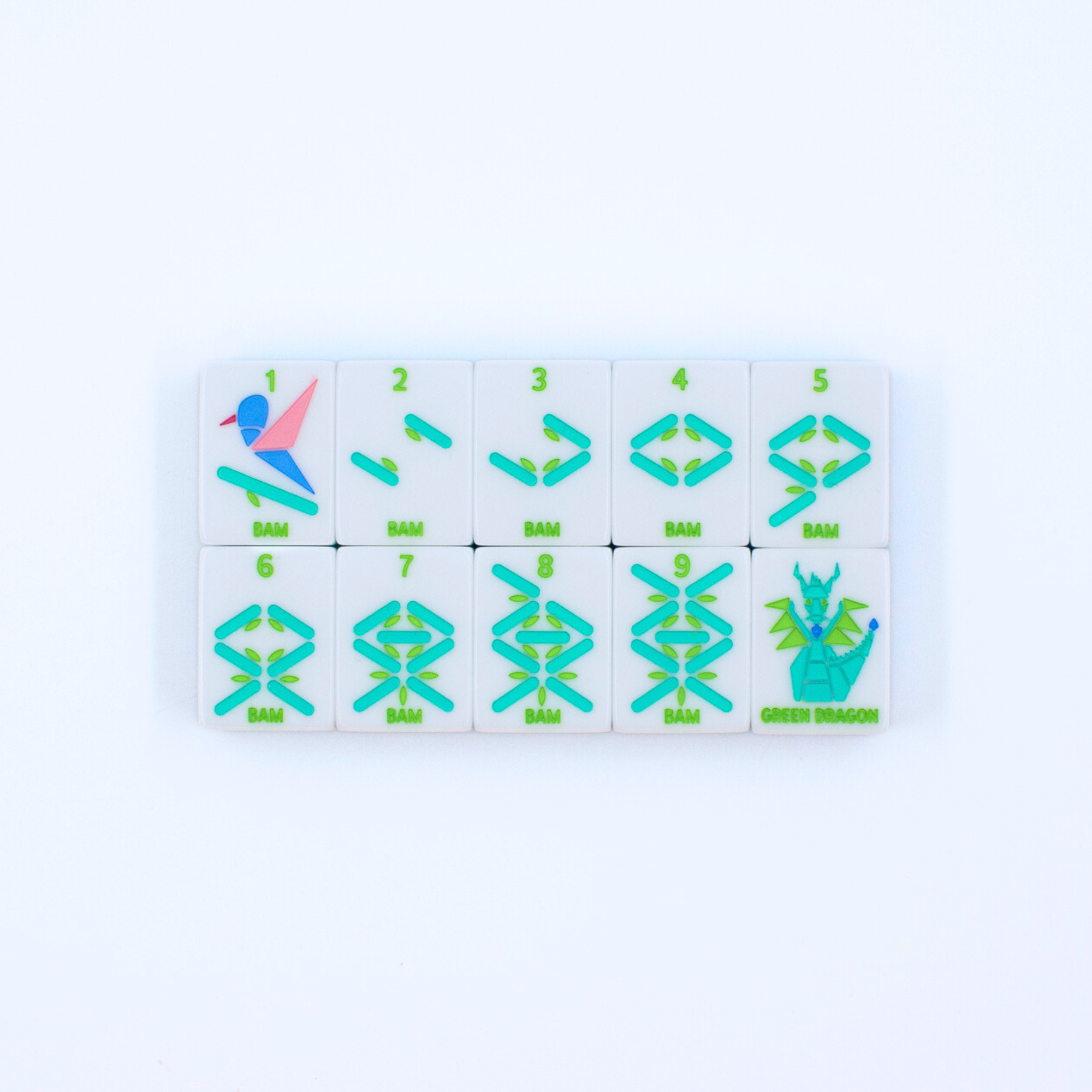 Crystal Prism Blue | Mahjong with Bold Angles and Vibrant Vibes - Premium Mahjong from My Fair Mahjong - Just $365! Shop now at Pat's Monograms