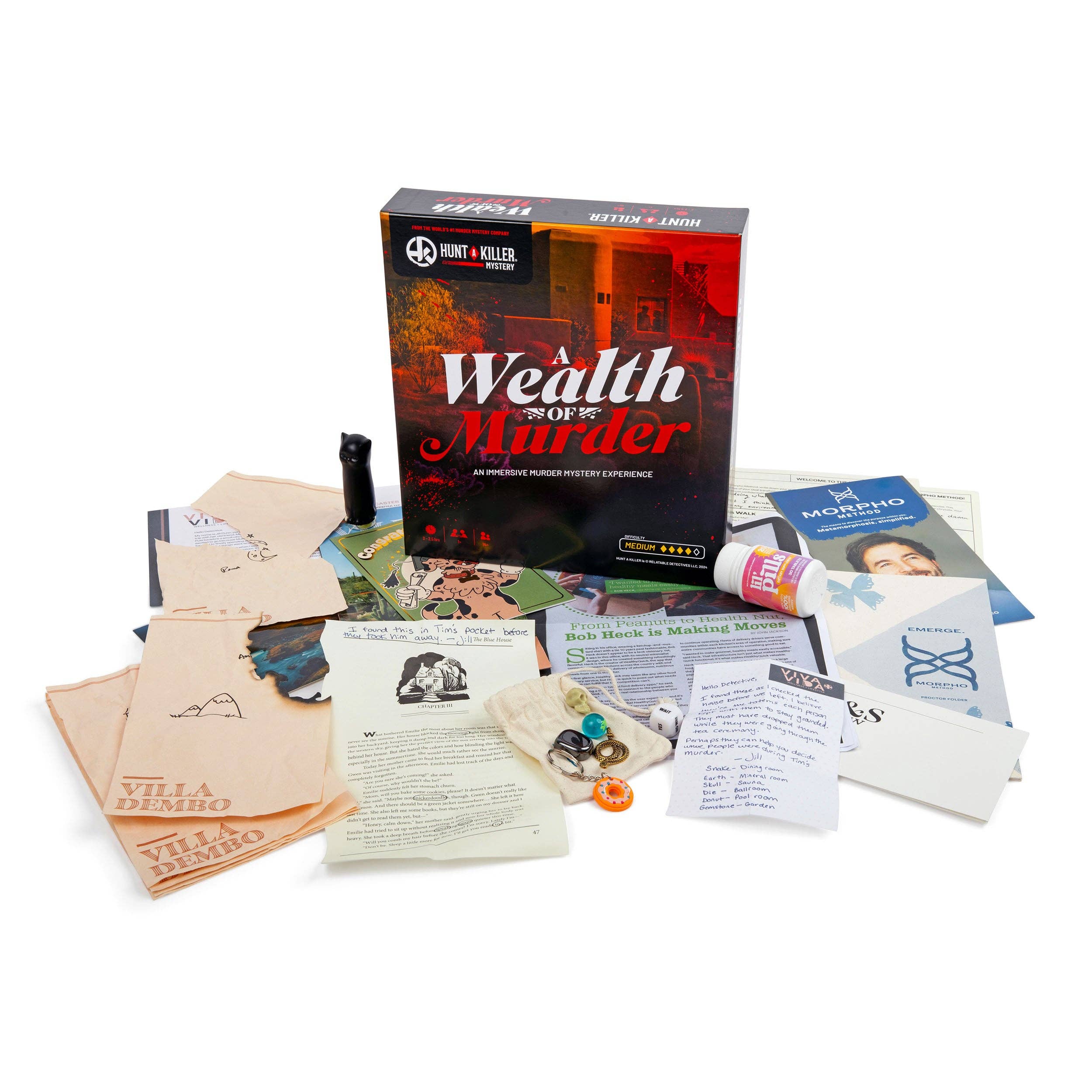 Hunt A Killer: A Wealth of Murder, True Crime Mystery Game - Premium Entertainment from Hunt A Killer - Just $32.95! Shop now at Pat's Monograms