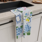 Mahjong Hydrangea Kitchen Towel Mahj - Premium Kitchen Towel from Canary Road - Just $15.95! Shop now at Pat's Monograms