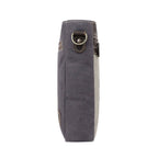 Canvas & Leather Women Crossbody - Silver/Davy's Gray - Premium  from Sixtease Bags USA - Just $34.95! Shop now at Pat's Monograms