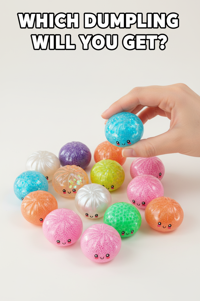 Fun Doh Squishy Mystery Mini Petite 2.5" Dumpling Toy - Premium novelty from Novelty Brands - Just $6.95! Shop now at Pat's Monograms