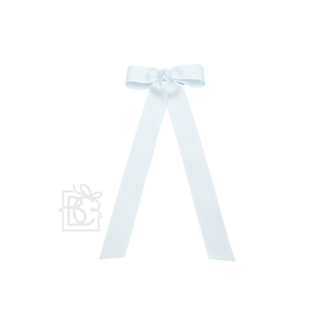 FLAT BOW W/ 7" STREAMERS ON ALLIGATOR CLIP - Premium Hair Bows from Beyond Creations, LLC - Just $9.95! Shop now at Pat's Monograms