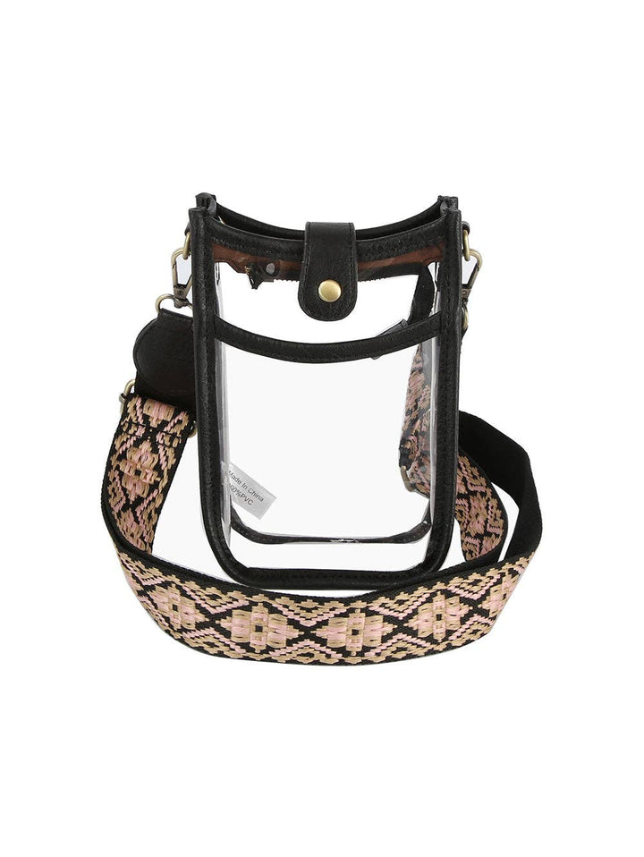 Clear Crossbody Sling - Premium handbag from Handbag Factory Corp - Just $32.95! Shop now at Pat's Monograms