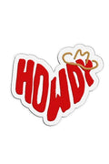 Howdy Hat Embroidered Patch - Premium hat patch from Nash Grey - Just $10.25! Shop now at Pat's Monograms