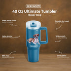 40oz Boxer Tumbler - 3D Printed - Vacuum Insulated - Premium  from E&S Pets - Just $36.95! Shop now at Pat's Monograms