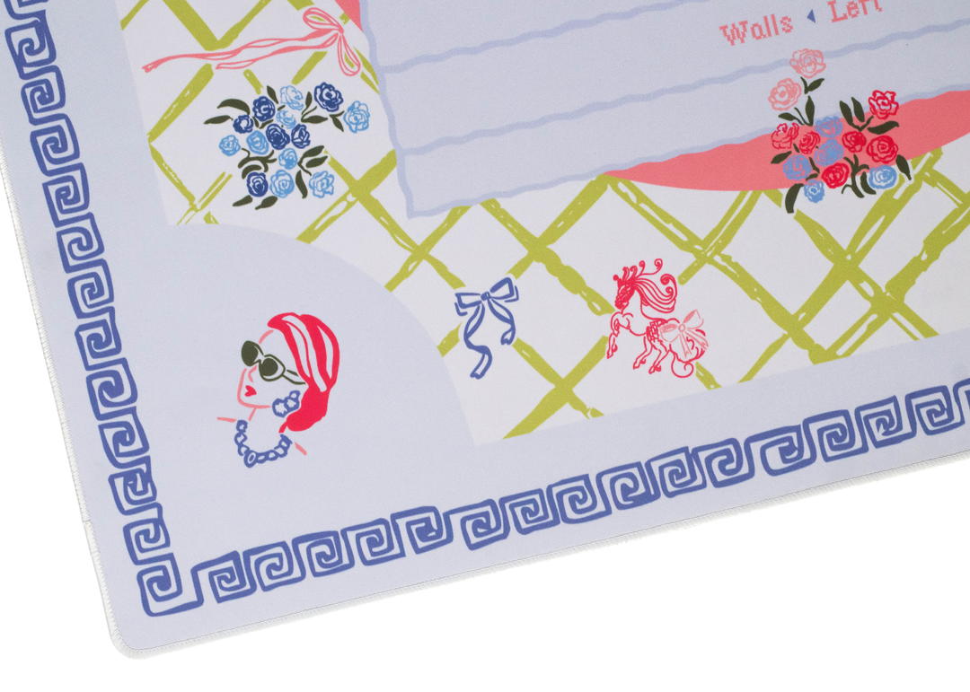 Lattice Mahjong Playing Mat - Premium mahjong from Miss Mahjong - Just $70! Shop now at Pat's Monograms