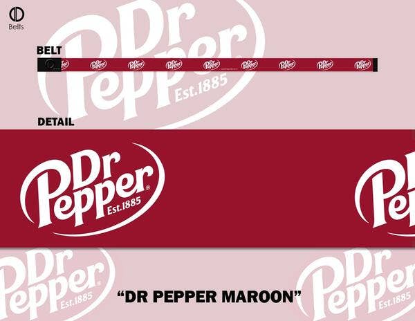 Dr Pepper - Belt One Size - Premium Accessories from Odd Sox - Just $12.95! Shop now at Pat's Monograms