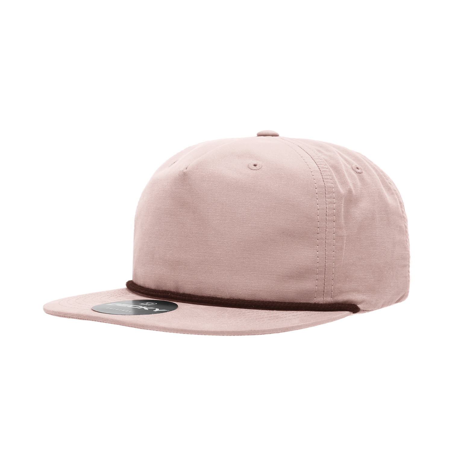 Decky 6032 Classic Rope Cap, 5 Panel Flat Bill Hat, Snapback - Premium Caps from The Park Wholesale - Just $14.95! Shop now at Pat's Monograms