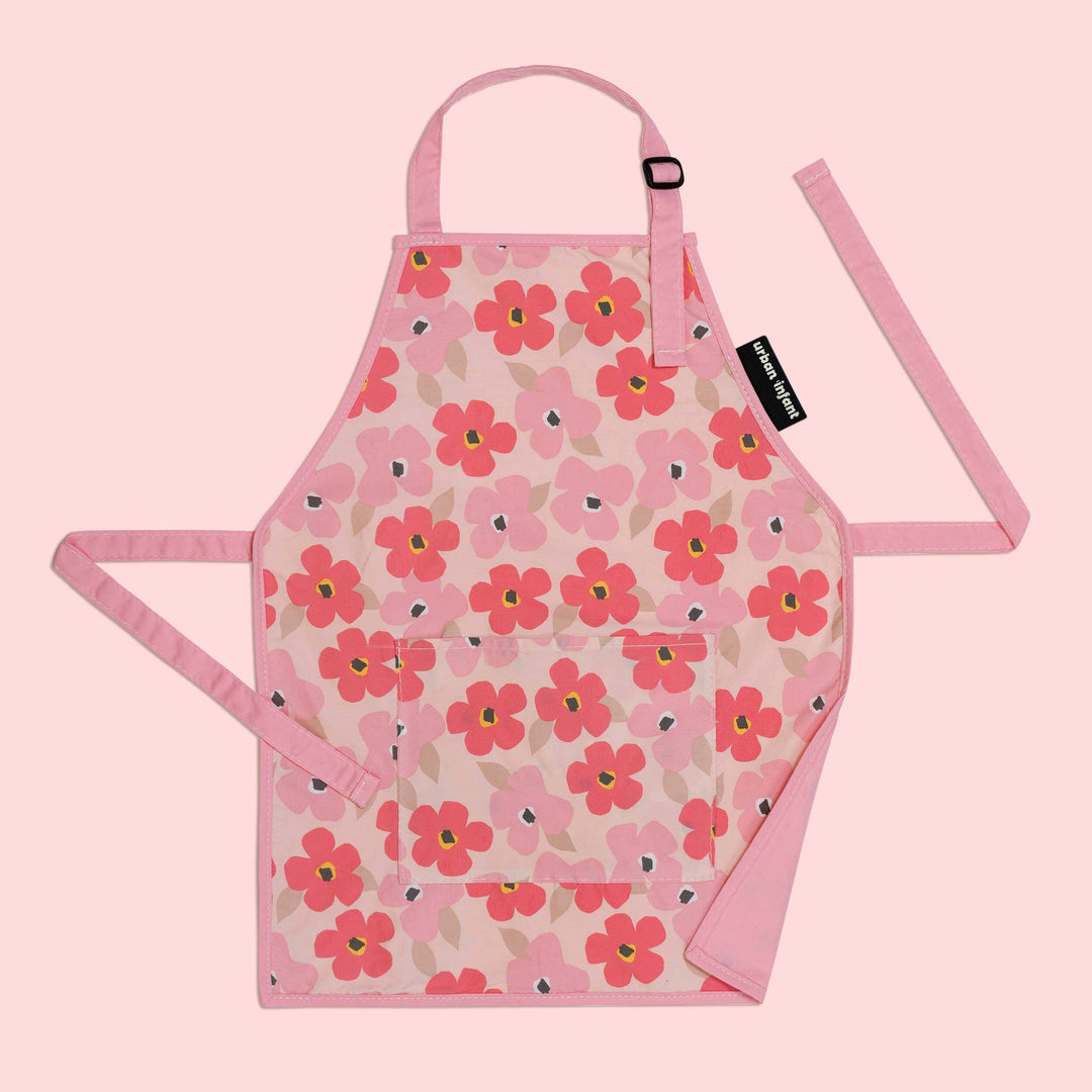 Little Helper Kids Apron, Washable Cotton/Poly - Poppies - Premium apron from Urban Infant - Just $16.95! Shop now at Pat's Monograms