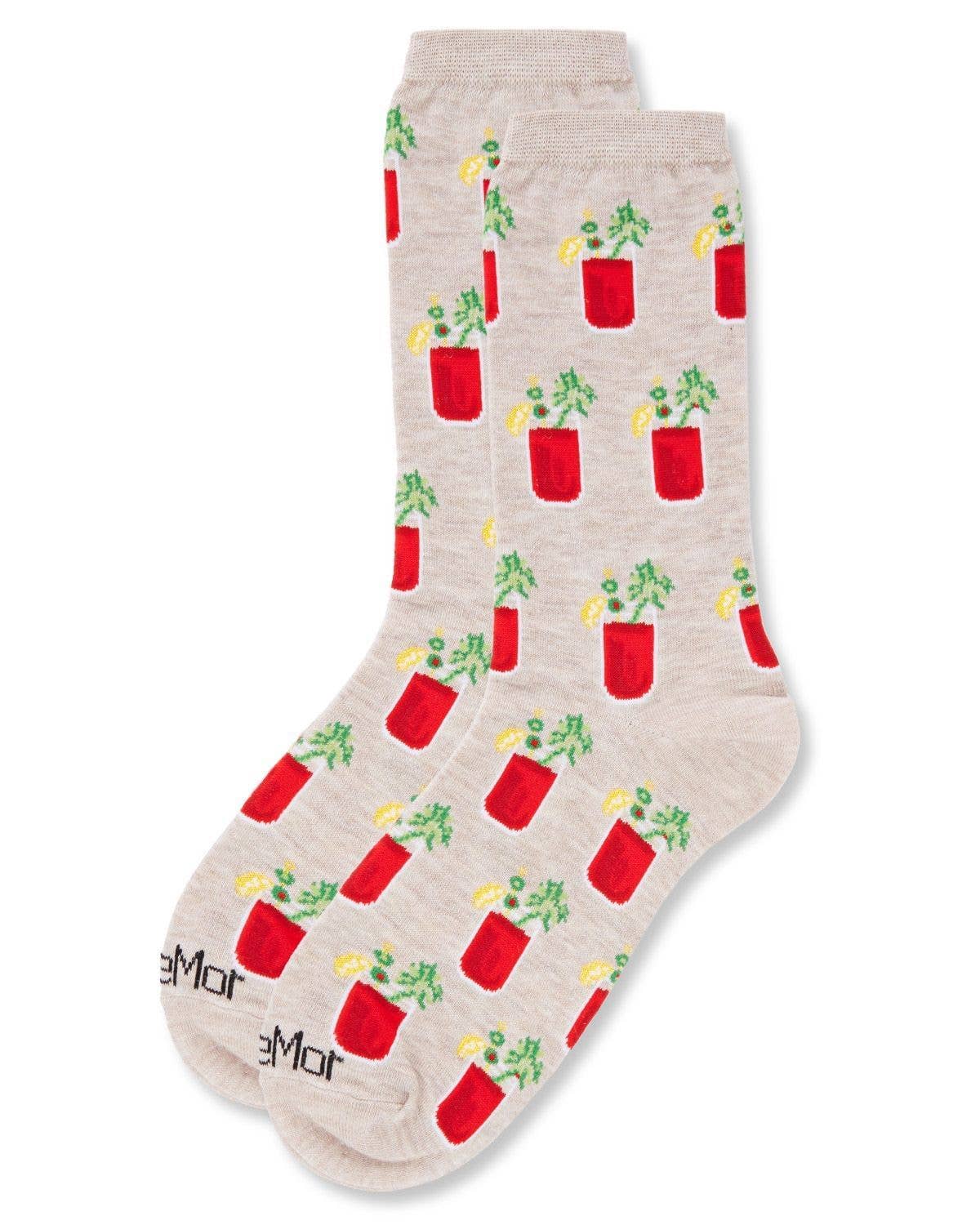 Bloody Mary Delight Bamboo Blend Crew Sock - Premium Socks from Infinity Classics International Inc. - Just $9.95! Shop now at Pat's Monograms