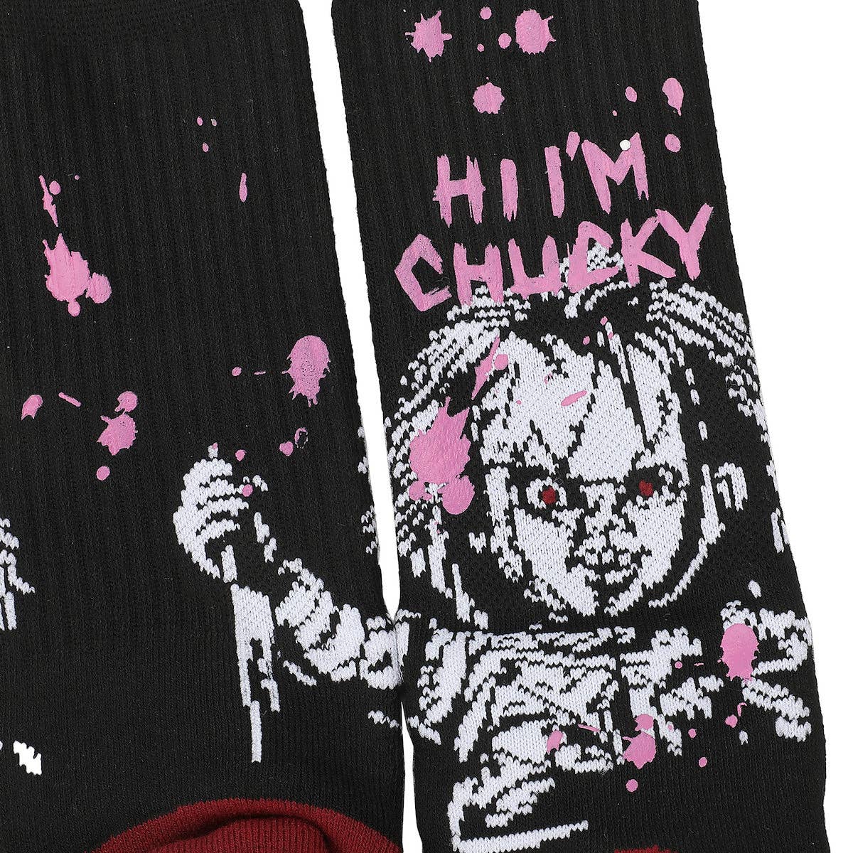 Chucky Color Changing Crew Sock - Premium Socks from Bioworld Merchandising - Just $11.95! Shop now at Pat's Monograms