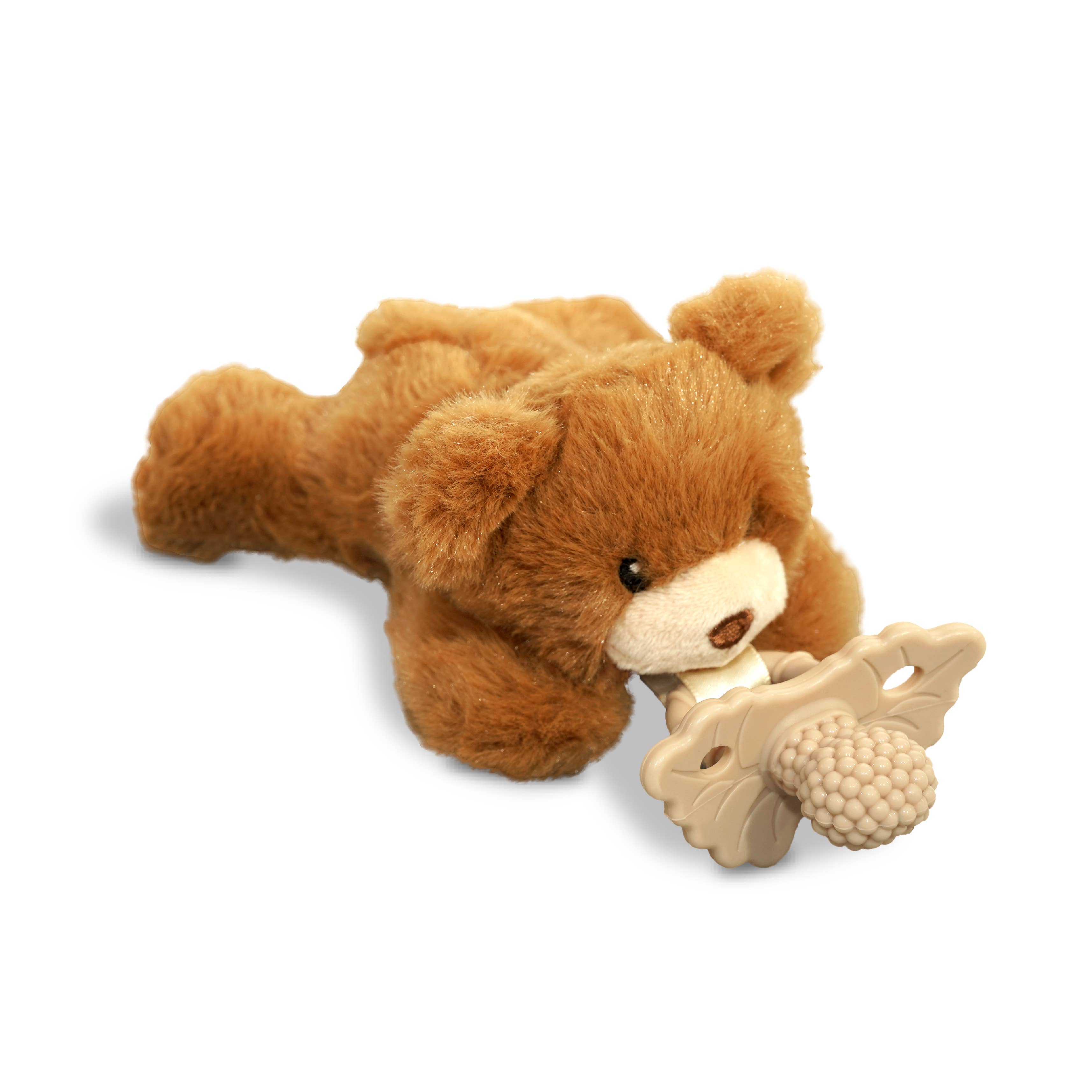 RaZbuddy Bobby Bear Paci/Teether Holder - Premium Baby Accessories from RaZbaby - Just $13.99! Shop now at Pat's Monograms