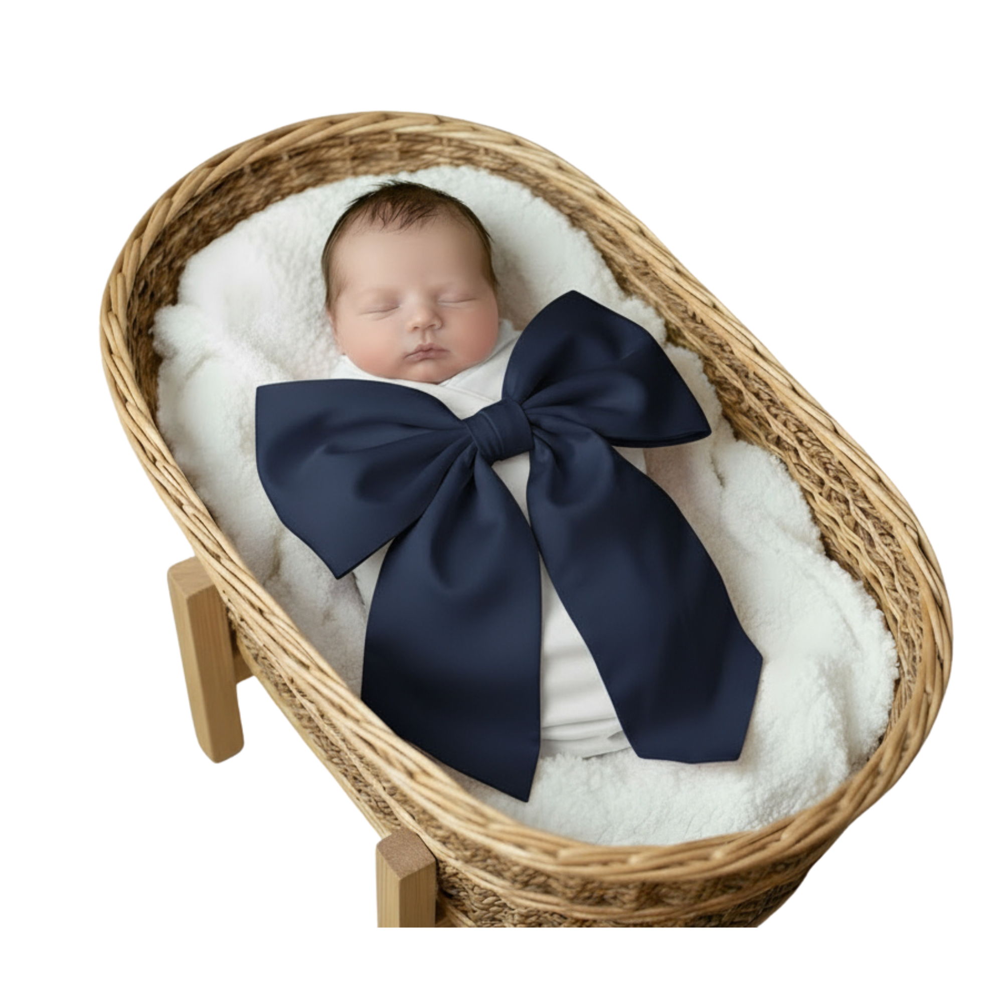 Newborn Swaddle Sash-Cotton Maternity Sash with Big Bowknot - Premium Baby Accessories from Morxy LLC - Just $24.95! Shop now at Pat's Monograms