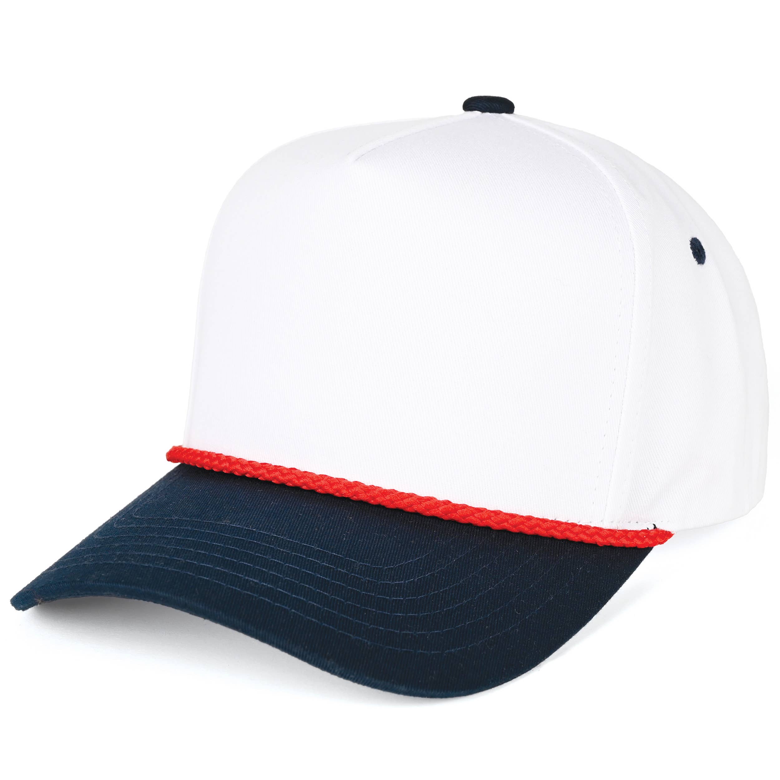 C.C Two Tone Plain with Rope Point Trucker Hat - Premium hat from Hana - Just $14.95! Shop now at Pat's Monograms
