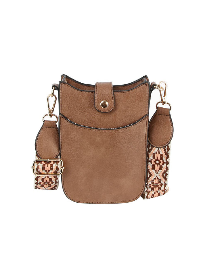 Woven Strap Accented Crossbody Sling - Premium handbag from Handbag Factory Corp - Just $29.95! Shop now at Pat's Monograms