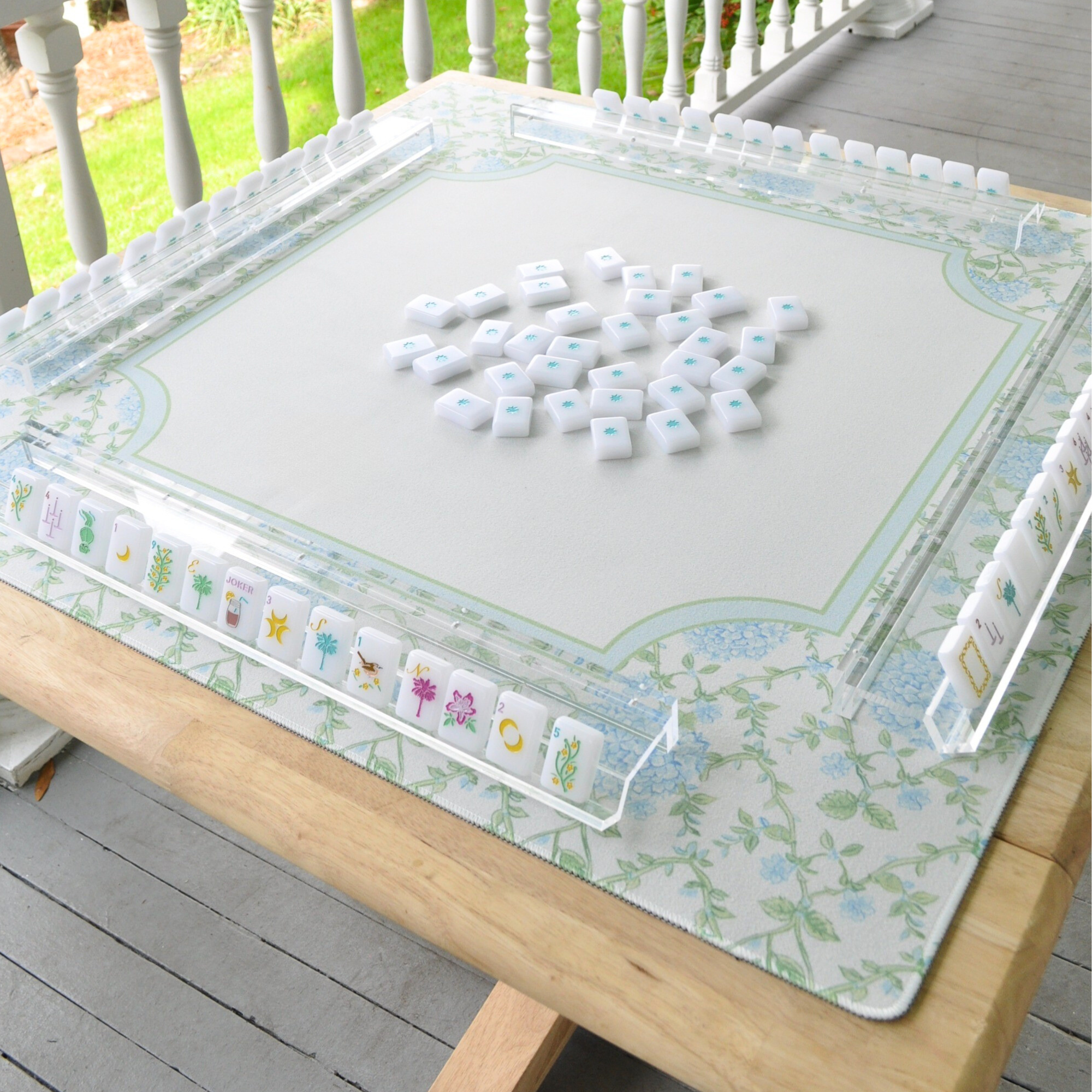 June Bride Bouquet Mat - Premium Mahjong from Middle & Main Mahjong - Just $58! Shop now at Pat's Monograms