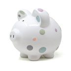 Pastel Multi Dot Bank - Premium  from Child To Cherish® - Just $35.99! Shop now at Pat's Monograms