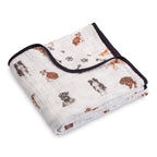 Adorable Dog Baby Toddler Muslin Blanket - Premium Baby Blanket from LollyBanks - Just $29.95! Shop now at Pat's Monograms