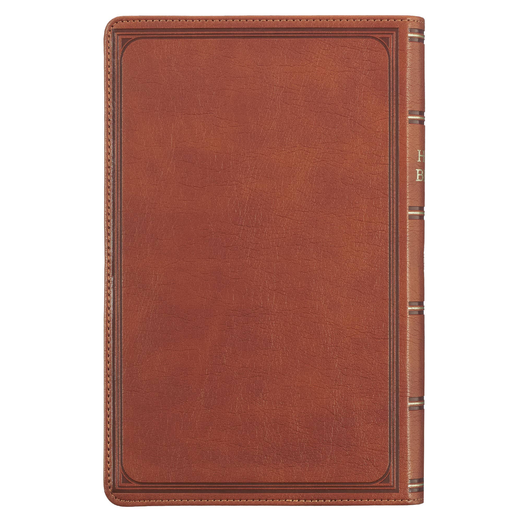 Brown Faux Leather Giant Print King James Bible - Premium Books and Devotionals from Christian Art Gifts - Just $39.99! Shop now at Pat's Monograms