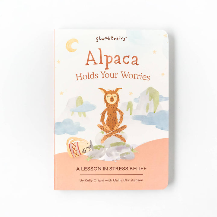 Alpaca Kin + Lesson Book - Stress Relief - Premium  from Slumberkins Inc. - Just $48! Shop now at Pat's Monograms