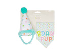 Birthday Pup S/M Bandana Hat Set - Premium Pet Accessories from Pearhead - Just $12.95! Shop now at Pat's Monograms