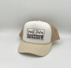 Small Town Smoke Show Foam Trucker Hat - Premium Headwear from Lucky Girl TX - Just $24.95! Shop now at Pat's Monograms