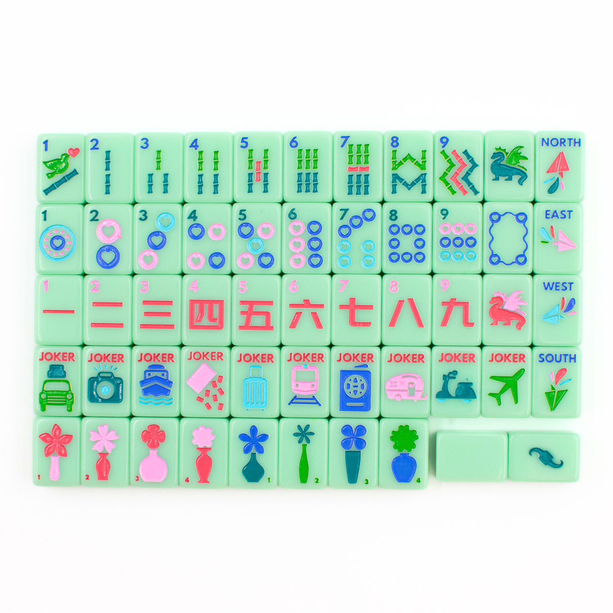 MINI TRAVEL MAHJONG  |  Mini Anywhere Series  |  Green - Premium Mahjong from My Fair Mahjong - Just $195.95! Shop now at Pat's Monograms