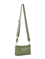 Double entry crossbody - Premium handbag from Handbag Factory Corp - Just $32.95! Shop now at Pat's Monograms