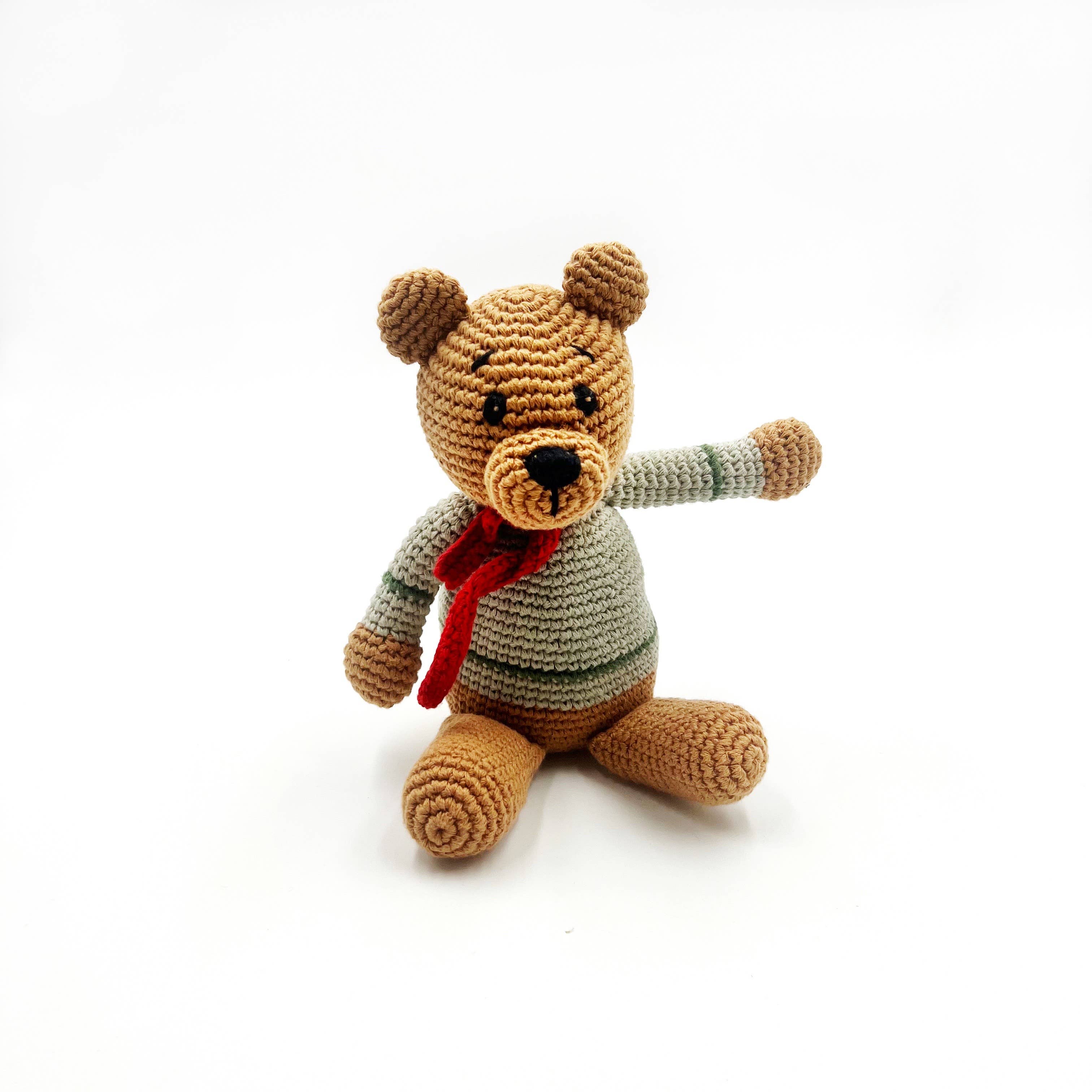 Plush Teddy Bear Stuffed Animal - Premium Baby Toys & Activity Equipment from Pebble - Just $26.95! Shop now at Pat's Monograms