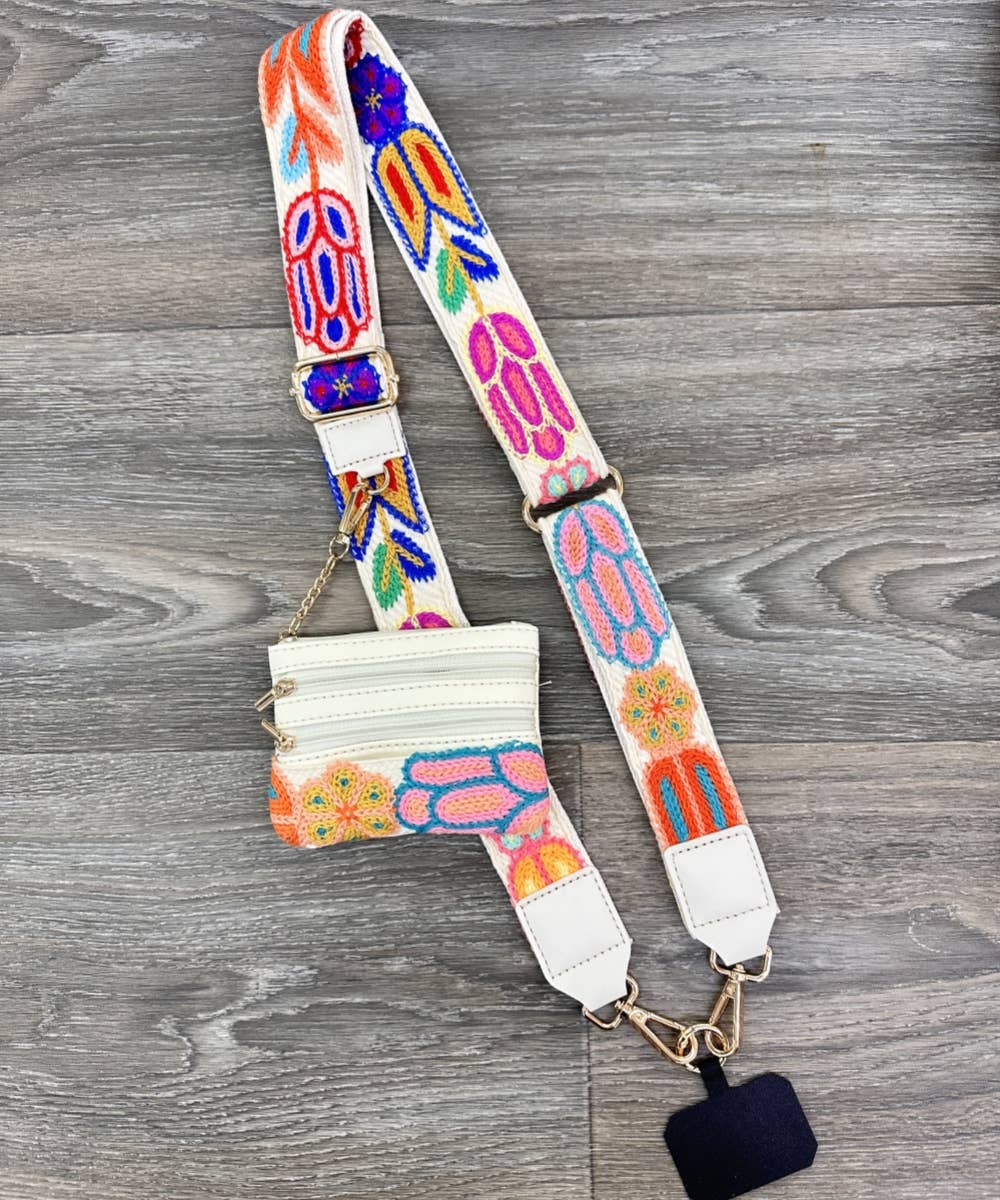HANDBAG STRAP WITH ZIPPER POUCH PHONE HOLDER WISTBAND - Premium Accessories from DESHENG ENTERPRISE - Just $25.90! Shop now at Pat's Monograms