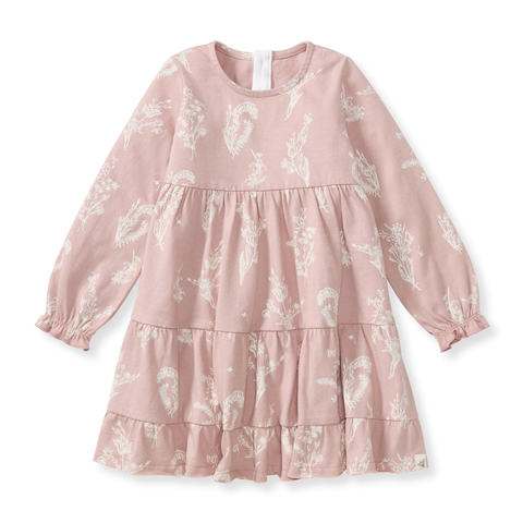 white christmas dresses Little Wild Flower Organic Cotton Dress 5T