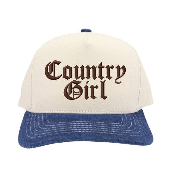 Country Girl C.C Embroidered Trucker Hat - Premium Trucker Cap from C.C Beanie - Just $15.95! Shop now at Pat's Monograms