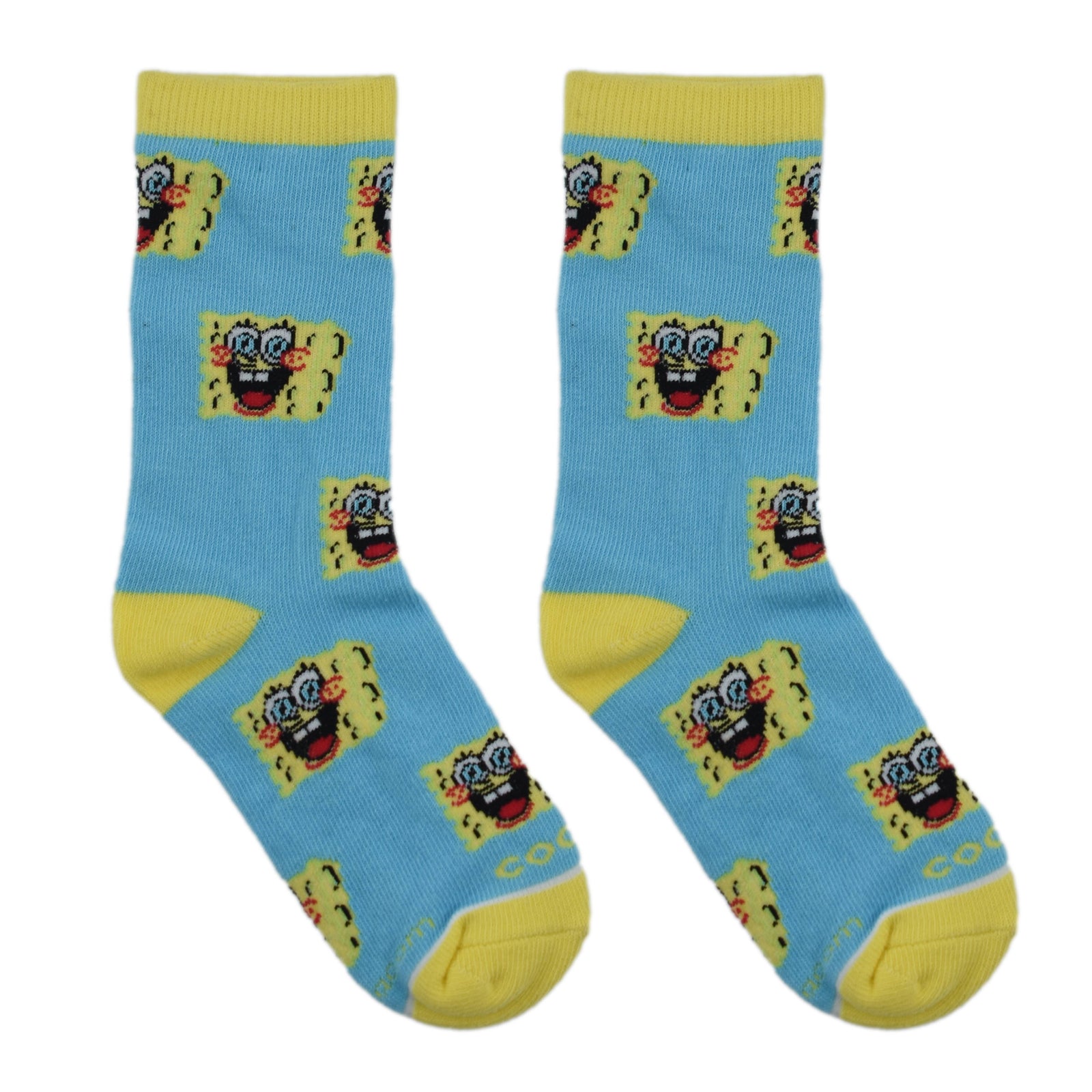 Spongebob All Over - 7-10 Socks - Kids - Premium Socks from Cool Socks - Just $9.95! Shop now at Pat's Monograms