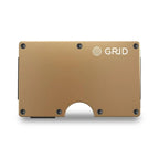 Grid Wallet // Gold Aluminum