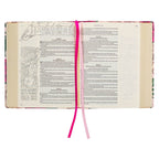 KJV My Creative Bible Hardcover, Pink Floral Printed - Premium Bible from Christian Art Gifts - Just $48.95! Shop now at Pat's Monograms
