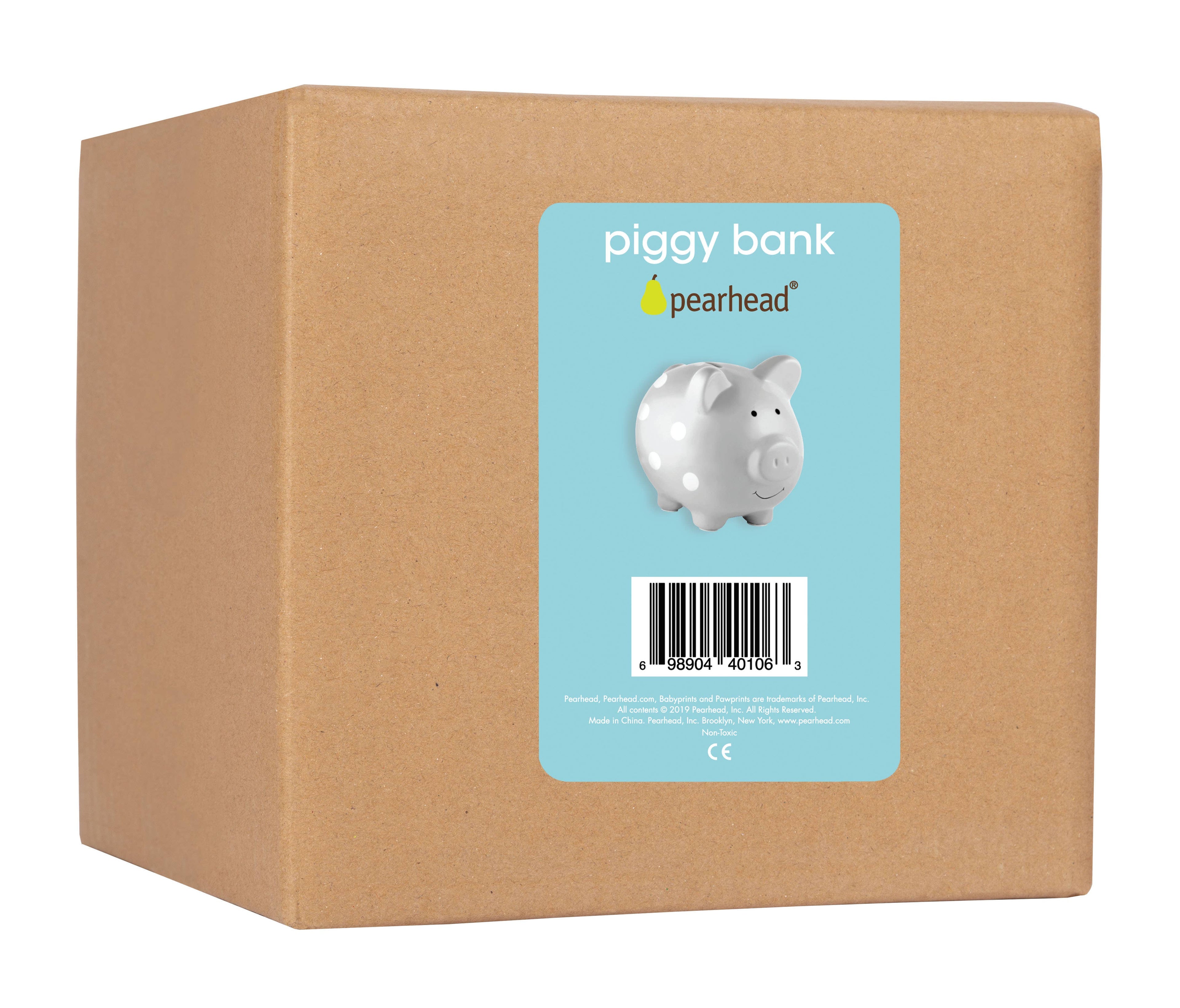 Polka Dot Piggy Bank - Premium Gifts from Pearhead - Just $21.95! Shop now at Pat's Monograms