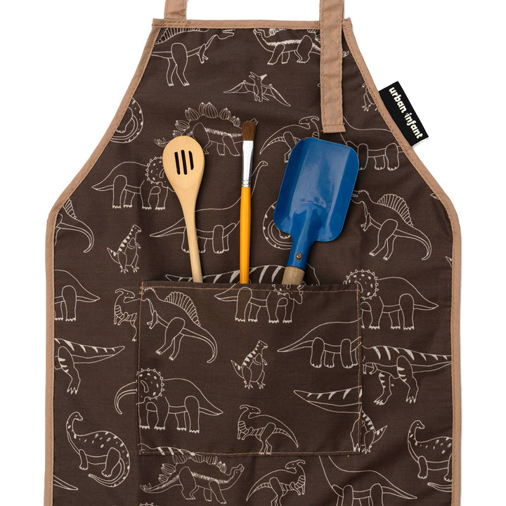 Little Helper Kids Apron, Washable Cotton/Poly - Dinosaurs - Premium apron from Urban Infant - Just $16.95! Shop now at Pat's Monograms