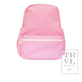Backpacker - Backpack Gingham Pink - Premium Backpack from TRVL Design - Just $64.95! Shop now at Pat's Monograms