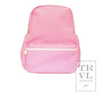 Backpacker - Backpack Gingham Pink - Premium Backpack from TRVL Design - Just $64.95! Shop now at Pat's Monograms